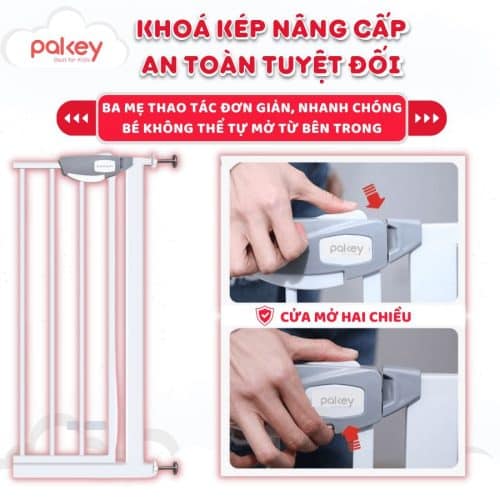Tấm nối thanh chắn cửa - cầu thang 30cm 5 Thanh chắn cửa Pakey là một sản phẩm được đánh giá cao bởi nhiều ba mẹ về những đặc điểm nổi bật