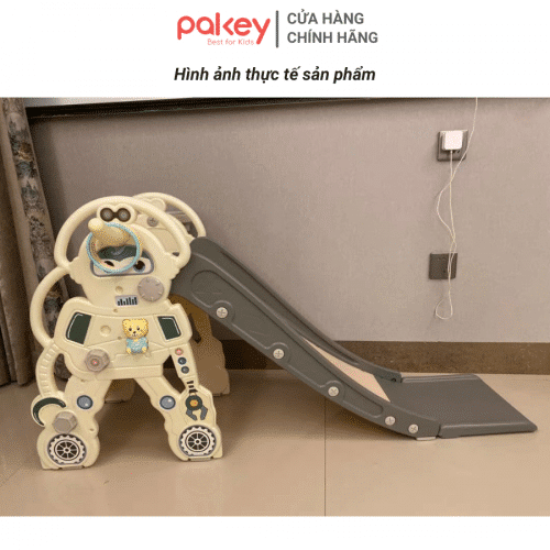 Cầu trượt cho bé Pakey Robot Màu Xanh 6 cau-truot-cho-be