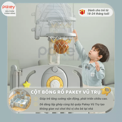 Quây cũi nhựa gấp gọn Pakey Vũ Trụ Set FULL Size 1m5x1m9 1 cui-nhua-cho-be