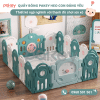 Quây cũi nhựa gấp gọn Pakey Heo Màu Hồng Size 12+2 9 quay-cui-cho-be