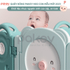 Quây cũi nhựa gấp gọn Pakey Heo Màu Hồng Size 12+2 7 quay-cui-cho-be