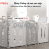 Quây cũi nhựa Pakey Cú Mèo Set Full Màu Trắng Ghi 15 quay-cui-cho-be