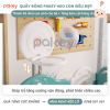 Quây cũi nhựa gấp gọn Pakey Heo Màu Hồng Size 12+2 4 quay-cui-cho-be