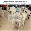 Quây cũi nhựa Pakey Cú Mèo Set Full Màu Trắng Ghi 5 quay-cui-cho-be