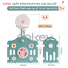 Quây cũi nhựa gấp gọn Pakey Heo Màu Hồng Size 12+2 10 quay-cui-cho-be