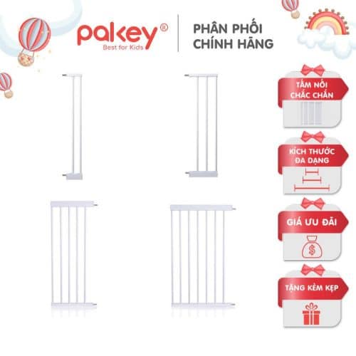 Tấm nối thanh chắn cửa - cầu thang 80cm 13 Tấm nối thanh chắn Pakey là sản phẩm cần thiết khi lắp ráp thanh chắn ở những vị trí có diện tích lớn