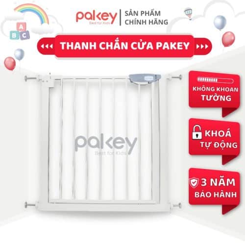 Cấu tạo của thanh chắn cửa Pakey làm từ vật liệu thép chắc chắn, đảm bảo khả năng chịu lực tốt và độ bền cao