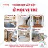 Thanh chắn cửa - cầu thang Pakey basic 01 15 Thiết kế thanh chắn giúp bảo vệ bé an toàn tuyệt đối, ngăn chặn bé khỏi rơi từ cầu thang hoặc tiếp xúc với các vùng nguy hiểm trong nhà