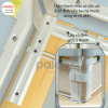 Thanh chắn giường Pakey Pro A3 Màu Xám Size 2m 9 thanh-chan-giuong