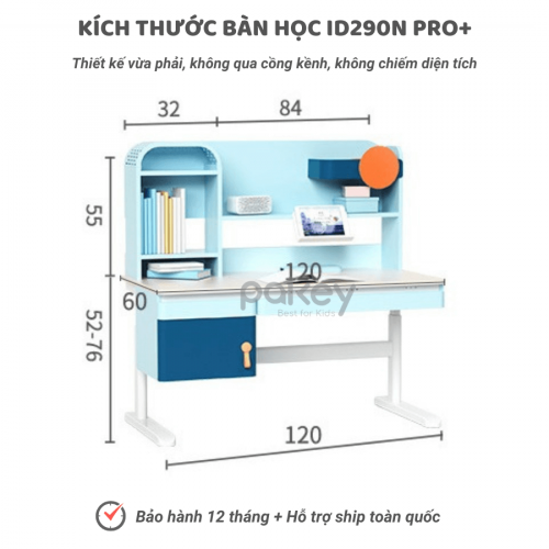Bàn học thông minh cho bé Igrow I290 Pro+ Màu Xanh 5 ban-hoc-thong-minh-cho-be
