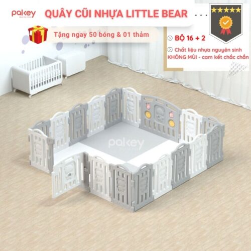 Quây cũi nhựa Little Bear