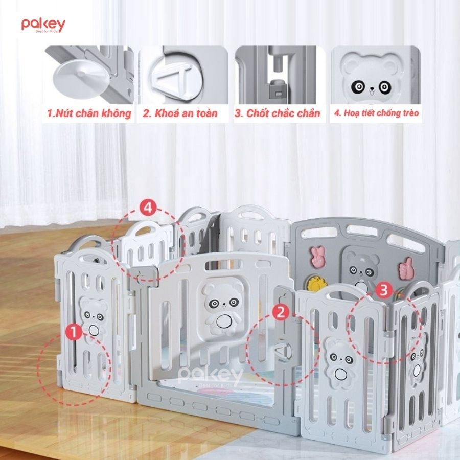 Quây cũi nhựa Little Bear 36 Quây cũi nhựa Little Bear