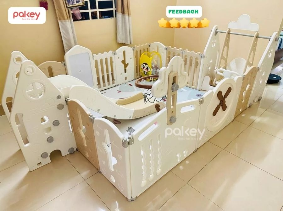 Quây cũi liên hoàn Cối Xay Gió 6 tiện ích