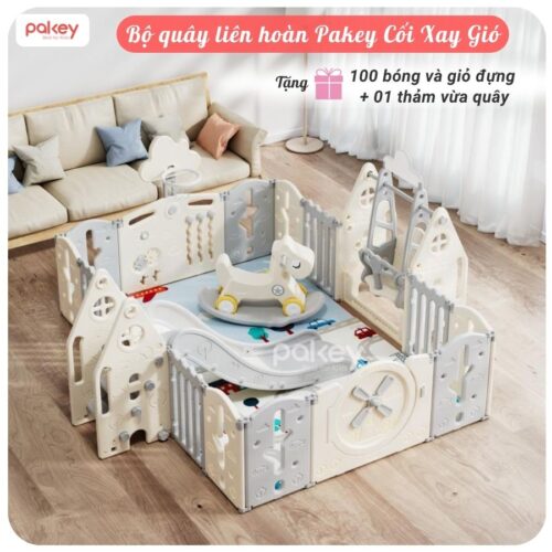 Quây cũi liên hoàn Cối Xay Gió 6 tiện ích