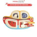 Set ăn dặm sợi tre 3 món B006 & B007
