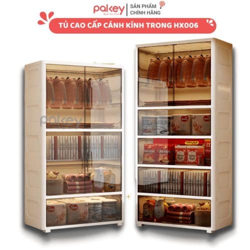 Tủ nhựa cao cấp cánh kính hiện đại giá tốt