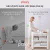 Bàn thay tã cho bé Pakey E052 13 Sản phẩm bàn thay tã cho bé giúp mẹ thuận tiện chăm sóc con cũng như bảo vệ sức khoẻ tư thế hơn cho mẹ