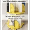 Kệ sách xoay Pakey có thiết kế tiện lợi đơn giản, chất liệu nhựa HDPE bền bỉ, kích thước tối ưu và màu sắc sang trọng