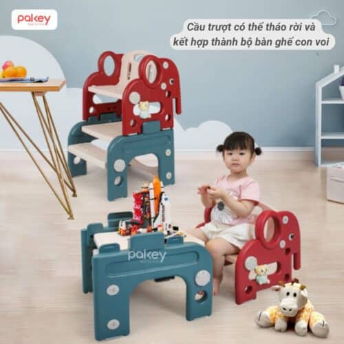 Cầu trượt voi đa năng Pakey 6 tiện ích 20 Cầu trượt voi đa năng Pakey 6 tiện ích
