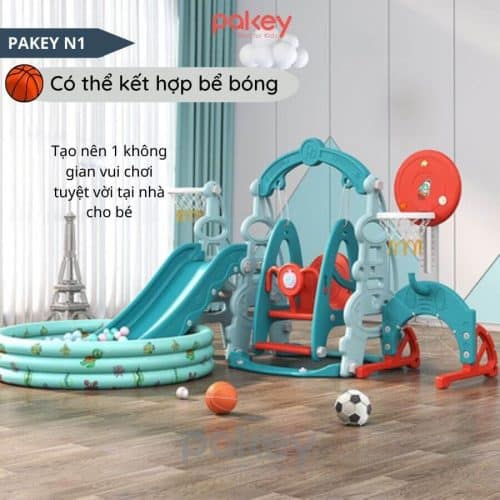 Cầu trượt xích đu được làm từ nhựa nguyên sinh thường dễ dàng làm sạch do đặc tính không thấm nước của chất liệu này