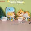 Set ăn dặm sợi tre 5 món A032 14 Sản phẩm được làm từ chất liệu sợi tre thân thiện với trẻ nhỏ