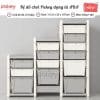 Kệ để đồ đa năng cho bé Aba 24 Cách lắp ráp kệ đồ chơi Abba với tủ cao 107cm với 6 hộp đựng