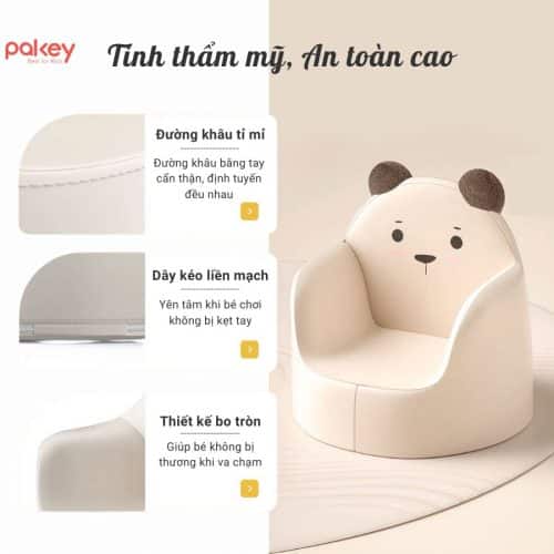 Ghế sofa cho trẻ tạo cảm giác thoải mái và hỗ trợ tốt nhất cho lưng và cổ bé