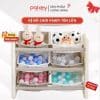 Kệ đồ chơi cho bé Pakey hình Tên Lửa 12 Bộ kệ đồ chơi cho bé hình tên lửa gồm 3 tầng tương ứng với 6 ngăn hộp đựng đồ có sức chứa lớn