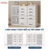 Tủ kệ đa năng Pakey E103 30 Mỗi tầng của kệ cung cấp đủ không gian giúp tạo ra sự gọn gàng và ngăn nắp