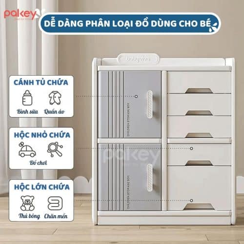 Việc lắp đặt kệ đồ dạng tủ không đòi hỏi nhiều công cụ hay kỹ thuật phức tạp, giúp tiết kiệm thời gian và công sức