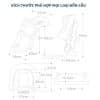 Nắp bồn cầu cho bé kèm thang Pakey 17 Thiết kế thang bô cho bé đều phù hợp với các kích thước các loại bồn cầu, có thể gấp gọn tiện lợi và điều chỉnh được thích hợp với từng độ tuổi của bé