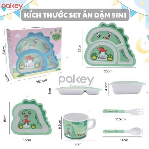 Set ăn dặm sợi tre 5 món A022 21 Set được bọc bên ngoài lớp hộp cứng cáp, sang trọng. Bộ ăn dặm sợi tre thiết kế theo phân khúc sản phẩm cao cấp, nên có thể làm quà đi tặng trong những dịp đặc biệt
