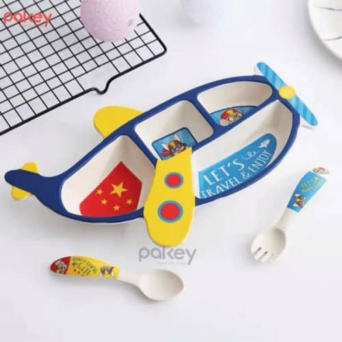Set ăn dặm sợi tre có màu sắc nổi bật giúp các mẹ có thể dễ dàng lựa chọn, đều phù hợp cho cả bé trai và bé gái