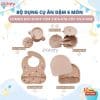 Set ăn dặm silicon 5 món cho bé 35 Ba mẹ có thể dễ dàng làm sạch khay sau mỗi bữa ăn, tiết kiệm thời gian và công sức