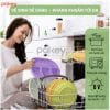 Set ăn dặm silicon 5 món cho bé 42 Khay ăn cơm cho bé chịu được nhiệt độ từ -20 đến 180 độ C