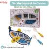 Set ăn dặm sợi tre 3 món B006 & B007 34 Các sản phẩm từ sợi tre mang lại cảm giác mềm mại, không bị xơ cứng gây trầy xước cho da, thân thiện với cơ thể