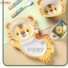 Set ăn dặm sợi tre 5 món A032 22 set an dam soi tre ho vang ngo nghinh cho be New sun babies