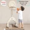 Bộ bóng đá - bóng rổ cho bé Pakey Star 16 Cây bóng rổ giúp bé phát triển chiều cao và tăng kỹ năng quan sát