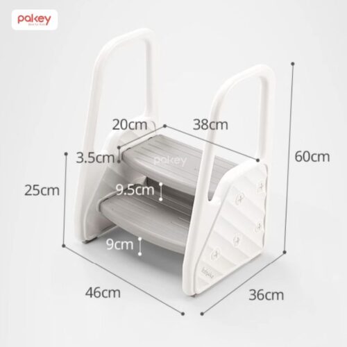 Thang kê chân cho bé có tay vịn Pakey F041