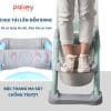 Nắp bồn cầu cho bé kèm thang Pakey 19 Sản phẩm thang bô cho bé được làm từ chất liệu nhựa nguyên sinh PP, có khả năng chịu lực cao và độ bền bỉ