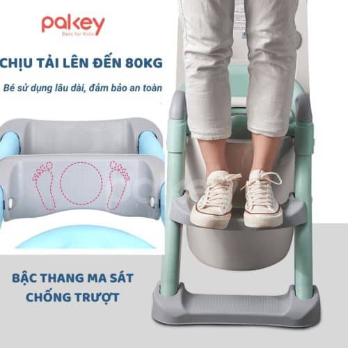 Sản phẩm thang bô cho bé được làm từ chất liệu nhựa nguyên sinh PP, có khả năng chịu lực cao và độ bền bỉ