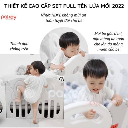 Quây cũi liên hoàn Tên Lửa 5 tiện ích 24 Quây tên lửa tạo nên không gian an toàn ngay tại nhà với các trò chơi từ vận động thể chất đến rèn luyện trí tuệ cho bé