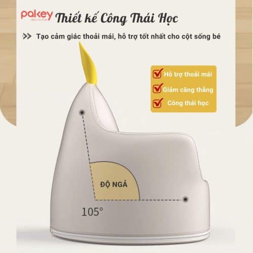 Chất liệu da PU được sử dụng để bọc bên ngoài của ghế, mang lại cảm giác êm ái
