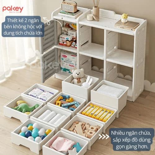 Kệ tủ cho bé giúp tối ưu hóa không gian trong căn phòng của mọi nhà