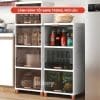 Tủ nhựa cánh trượt trong suốt HX001 18 Tủ có thể được dễ dàng linh hoạt di chuyển tủ đến vị trí mong muốn