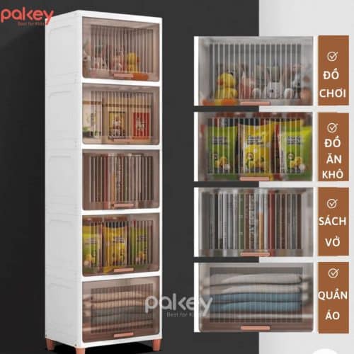 Tủ nhựa cánh trượt Pakey được thiết kế để chịu được tải trọng lớn và thời tiết khắc nghiệt