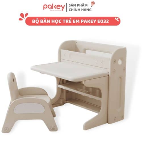 Bộ bàn học đa năng cho bé Pakey E032 - Hành chính hãng