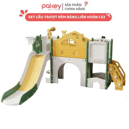 Bộ cầu trượt liên hoàn CS3 cao cấp của thương hiệu Pakey