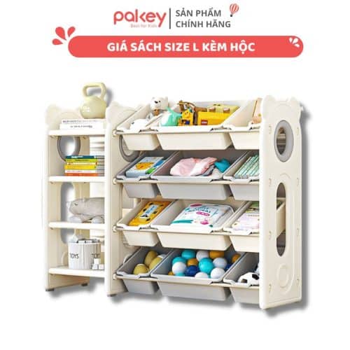 Kệ để đồ 4 tầng Pakey có hộc - size L