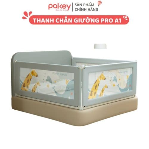 Thanh chắn giường Pakey Pro A1 cho bé - Hàng chính hãng